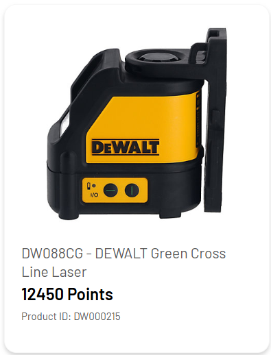 DEWALT Green Cross Line Laser